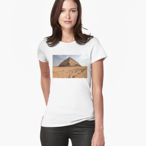 Tops - Holy Sheep NWT v-neck t-shirt print of the Pyramid archaeological Mexico. M